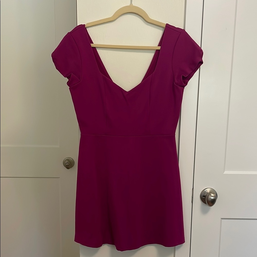 Urban Outfitters dark pink formal dress